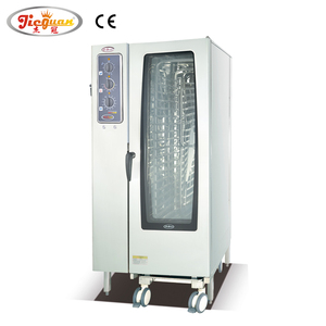 <span class=keywords><strong>Four</strong></span> <span class=keywords><strong>combiné</strong></span> 20 niveaux sans préchauffage ni refroidissement, en acier inoxydable 304, ventilateur à rotation avant/arrière, 240L, éclairage haute température, chauffage par convection - Product Image 1
