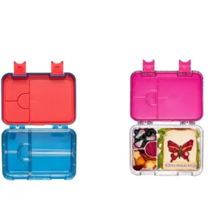 Aohea 6-compartment collapsible silica gel food storage container can be wholesale customized children's lunch box