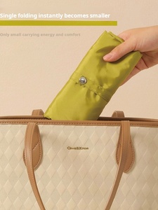 Công Suất Lớn Siêu Thị Lưu Trữ Túi Ngoài Trời Có Thể Gập Lại Du Lịch Dây Kéo Mua Sắm Túi - Product Image 3