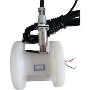 Sensor de Flujo de Ácido CNYJSOZNO DN32, Medidor de Flujo de Líquido de Acero Inoxidable, Conexión Roscada, Anticorrosión, Sulfúrico - Product Image 3