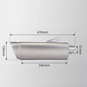 Escape Universal para Motocicleta AKR para KTM RC 125 250 390 para YAMAHA R6 R3 Ninja <span class=keywords><strong>Z</strong></span> <span class=keywords><strong>400</strong></span> 250 Z900 ZX6R - Product Image 3