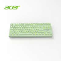 Teclado mecánico Acer OKR235 con triple modo y cambio en caliente, 87 teclas, sonido tipo mahjong, batería de 2500 mAh, para PC