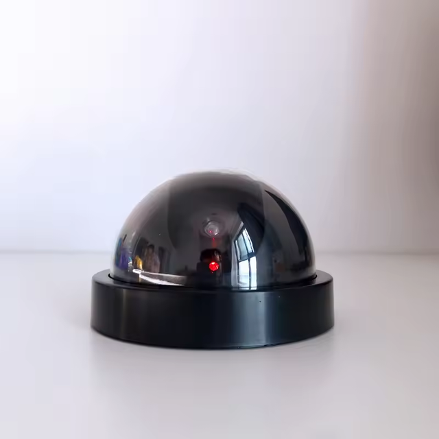 Dome Dummy NO-REAL Security Camera Indoor IR Infrared LED Blink Flashing Light CCTV Waterproof Simulation
