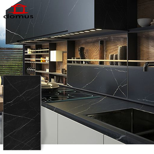 Lastra Grande in Porcellana Effetto <span class=keywords><strong>Marmo</strong></span> Nero e <span class=keywords><strong>Bianco</strong></span> di Alta Qualità 1600*3200*6mm, Finitura Opaca, per Pareti di <span class=keywords><strong>Cucina</strong></span> Moderne - Product Image 4