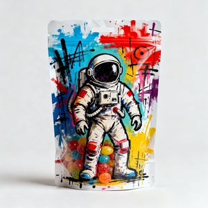 Tùy chỉnh in túi thực phẩm có thể tháo rời Ziplock Mylar bao bì thực phẩm đứng lên túi - Product Image 1