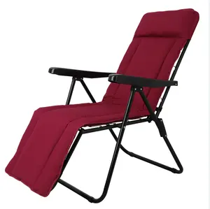 OEM Zero เก้าอี้ปรับนอนบนสนามหญ้า,เก้าอี้ยาวแบบพกพาพับได้พร้อมเบาะนุ่ม