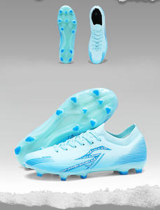 Zapatos <span class=keywords><strong>de</strong></span> Fútbol Personalizados Transpirables <span class=keywords><strong>de</strong></span> <span class=keywords><strong>Alta</strong></span> <span class=keywords><strong>Gama</strong></span>, Tacos para Hombre y Mujer, <span class=keywords><strong>Botas</strong></span> <span class=keywords><strong>de</strong></span> Fútbol Profesionales para Entrenamiento y Competición, Parte Superior Sintética - Product Image 3