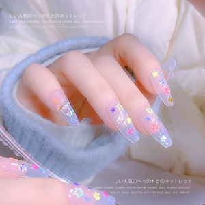Accessoires de nail art DIY en gros, autocollants 3D scintillants et colorés en forme d'étoiles, fourniture d'usine, 5000 pièces par paquet - Product Image 3
