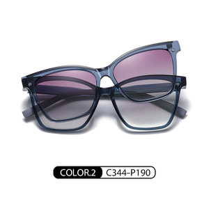Gafas de Sol Polarizadas DOISYER Light TR90 para Conductor, Nuevo Diseño con Clip Magnético, Color Gris Rosa, Protección UV, Europa y América - Product Image 4