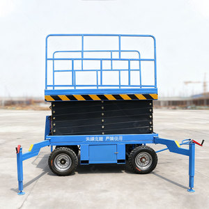 Plateforme élévatrice mobile à ciseaux électrique à <span class=keywords><strong>manivelle</strong></span> de 6 à 24 m de haute qualité pour le levage de marchandises et le transport de fret à vendre - Product Image 6