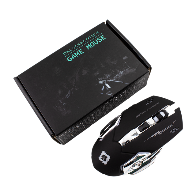Free Shipping Custom Logo Wireless Gaming Mouse Designed for Right-handed Gamers USB Charging Silent Mouse for Computer Laptop