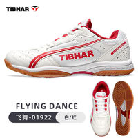 Chaussures de tennis de table TIBHAR Feiwu, respirantes, en mesh, semelle extérieure en caoutchouc antidérapante, talon rembourré en TPU, pour la compétition et l'entraînement