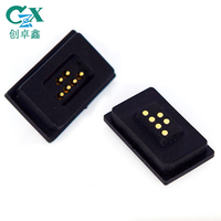 Connecteur magnétique étanche CZX Pogo Pin à 2, 3, 4, 5, 6, 7, 8 broches