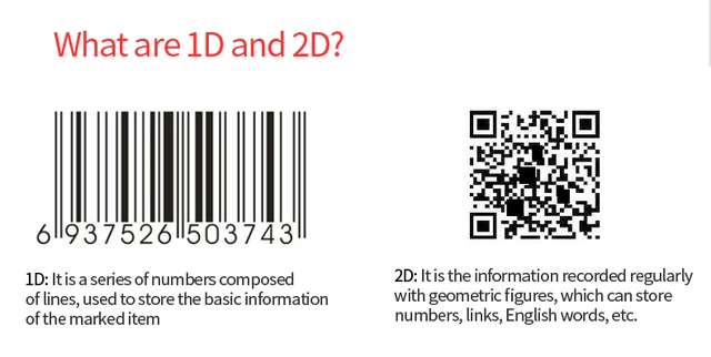 Comprendre les différences entre codes-barres 1D et codes-barres 2D