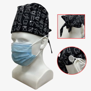 Venta al por mayor ajustable enfermera médico sombrero mascota <span class=keywords><strong>veterinario</strong></span> dentista trabajo sombrero Hospital clínica hombres mujeres enfermera médico Scrubs Dental sombrero - Product Image 1