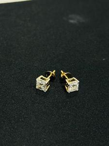 Luxe IGI SGL certifié VS1 clarté laboratoire diamants cultivés or Rose or argent plaqué boucles d'oreilles-cadeau de mariage approvisionnement en gros - Product Image 5