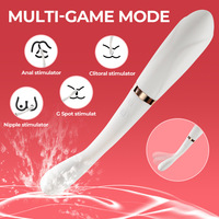Elf-Style Tide Pen Dual-Head Vibrerende Hydraterende Vrouwen Nek Massager G-Spot Wand A-Spot Toy Adult Sex Product