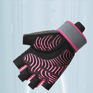 2025 Wholesale Workout Sports Bodybuilding <b>Training</b> Custom Logo Cycling Gym <b>Weight</b> Lifting <b>Gloves</b> Half Finger Fitness Men - Product Image 3