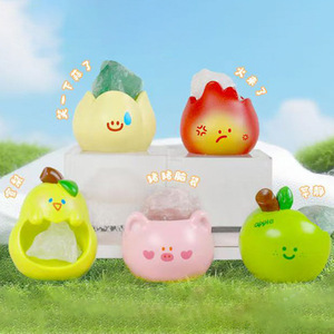 Figurines Yu Mo Craft Crystal Pai Blind Box, 6 styles avec édition cachée, 8-13 ans, cadeau unisexe, ornement de bureau - Product Image 3