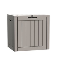 Offre spéciale Vente en gros Boîte de rangement multifonctionnelle en plastique pour l'extérieur Boîte de rangement rectangulaire étanche pour le camping, le jardin et la piscine