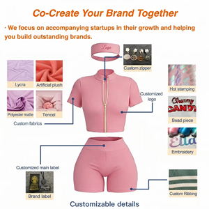 Set da <span class=keywords><strong>Donna</strong></span> Helobro, Completo con Pantaloncini, Stampa Leopardata, Logo Personalizzato, Alta Qualità, Camicie in Cotone, Abbigliamento Femminile - Product Image 3