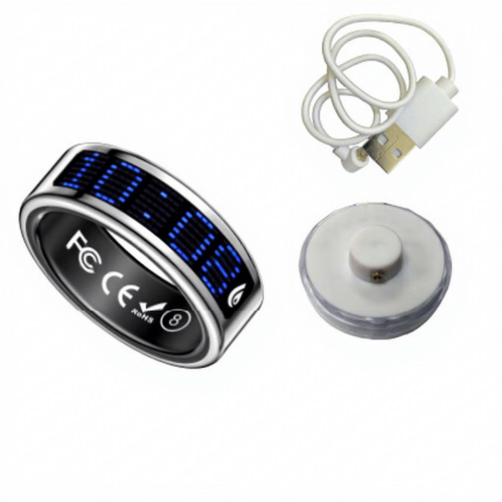 Silver+charging case