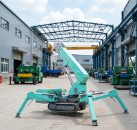 Mobiler Hydraulischer 18m Elektrostart-Spinnenkran mit 360° Drehfunktion für Innenlager-Hebearbeiten