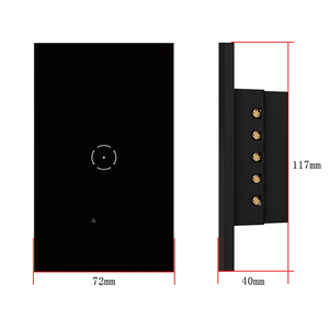 Interruptor Inteligente <span class=keywords><strong>WiFi</strong></span> Tuya, 10A, 110-240V, Vidrio Templado <span class=keywords><strong>con</strong></span> Condensador - Product Image 2