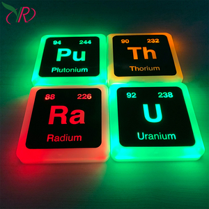 Posavasos LED con estampado <span class=keywords><strong>AU</strong></span> que brilla en la oscuridad para cerveza o botella de <span class=keywords><strong>Vodka</strong></span>, decoración de eventos, suministros para fiestas, promoción - Product Image 6