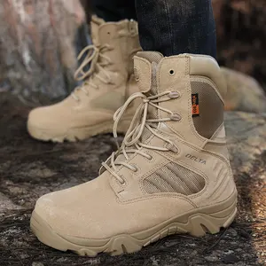 Cow Suede Leather Combat US Tactical Security Boots