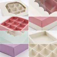 Dossiers en papier couché blanc avec fenêtre et logo personnalisé, emballage recyclé pour sushis, gâteaux, desserts, snacks, chips de pommes de terre avec gaufrage