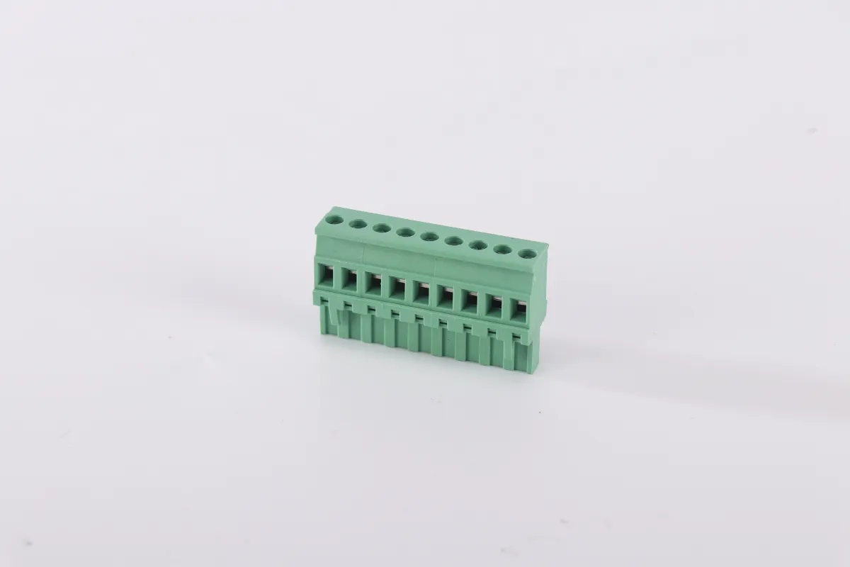 Housing PA66 Insert Direction Pitches 5.08mm Din Rail Connector PCB Pluggable Terminal Block