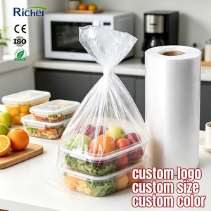 Food Grade HDPE Takeout <b>Bag</b> Roll Strong Disposable <b>Bags</b> on Roll for Outdoor Mobile Food Truck Street Vendor - Product Image 1