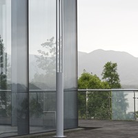 Lampadaire LED en aluminium étanche IP65 pour aménagement paysager et éclairage public, carré, pour parcs, jardins et allées, certifié CE, garantie 5 ans