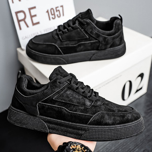 Zapatos de hombre de talla grande transfronterizos Europa Estados Unidos, con parte superior de malla, con cordones, a rayas, para primavera y otoño, ideales para las últimas tendencias. - Product Image 1