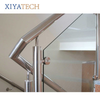 Système de main courante d'escalier en acier inoxydable élégant et moderne XIYATECH pour maisons, bureaux et villas