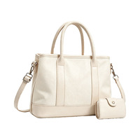 Sac à bandoulière pour femme en cuir PU, grande capacité, imperméable, avec fermeture éclair, sacs en nylon pour femme pour l'automne/l'hiver