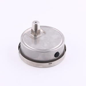 Manómetro Axial de Acero Inoxidable de 100 mm Lleno de Aceite, Resistente a Impactos con Construcción Soldada con Láser, Manómetro de Presión de Aire - Product Image 3