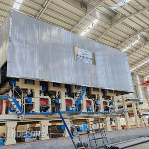 Dây chuyền sản xuất giấy kraft đa máy sấy 4800mm dây chuyền sản xuất giấy thủ công bột gỗ tự động - Product Image 3