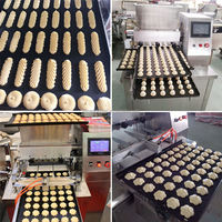 Boulangerie Cupcake Macaron faisant la machine multifonctionnelle Jenny biscuits fabricant déposant avec coupe de fil