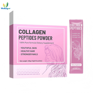 คอลลาเจนเปปไทด์จาก<span class=keywords><strong>กระดูก</strong></span>วัวไฮโดรไลซ์ฮาลาล แบรนด์ส่วนตัว สำหรับผู้หญิง ผลิตจากวัวที่เลี้ยงด้วยหญ้า พร้อมคอลลาเจนเปปไทด์จากปลา - Product Image 1