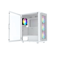 Vente chaude de haute qualité personnalisé USB 3.0 ATX verre trempé RGB Gaming PC Case Tours et étuis d'ordinateur populaires