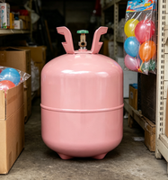 Kit de Inflador de Globos de Helio de 13L con Válvula a Prueba de Fugas de Alta Capacidad, Tanque de Gas Helio Portátil Fácil de Usar