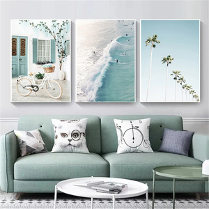 <span class=keywords><strong>Peinture</strong></span> sur toile de paysage marin nordique, art mural côtier, impression de <span class=keywords><strong>surf</strong></span>, vagues océaniques, paysage naturel, <span class=keywords><strong>peinture</strong></span> murale pour la décoration du salon - Product Image 3