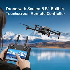 Drone Quadricoptère 4K Pro avec GPS HD 5G WiFi FPV, Nacelle 3 Axes, Moteur Brushless, Évitement d'Obstacles, 25 Min d'Autonomie, Portée de 3 KM - Product Image 2