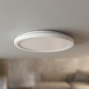 Plafoniera LED a montaggio superficiale con pulsante di selezione della temperatura colore, 18W, diametro 220mm, 2200 lm, IP20 (F-Bright 2801573) - Product Image 3