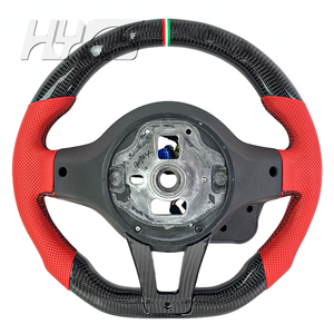 Accessori Interni Auto Volante in Fibra di Carbonio e Pelle per <span class=keywords><strong>Alfa</strong></span> <span class=keywords><strong>Romeo</strong></span> Giulia S Speciale LV - Product Image 5