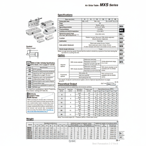 SMC Pneumatics Air Slide Table, piezas neumáticas de alta calidad, de alta calidad - Product Image 1