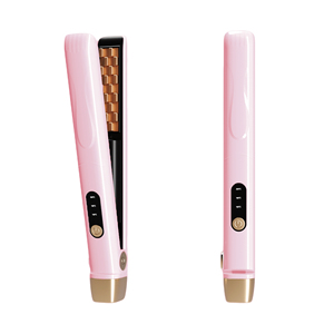 <span class=keywords><strong>Fer</strong></span> <span class=keywords><strong>à</strong></span> lisser électrique portable en céramique PTC <span class=keywords><strong>à</strong></span> ions négatifs pour femme, idéal pour les cheveux bouclés et volumineux, usage hôtelier et extérieur – Vente chaude - Product Image 1