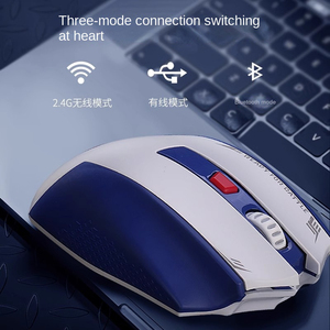 Para Redragon G62 elegante Paw3395 derecho inalámbrico/con cable para ratón tres modos ligero para oficina y Esports Color rojo - Product Image 3